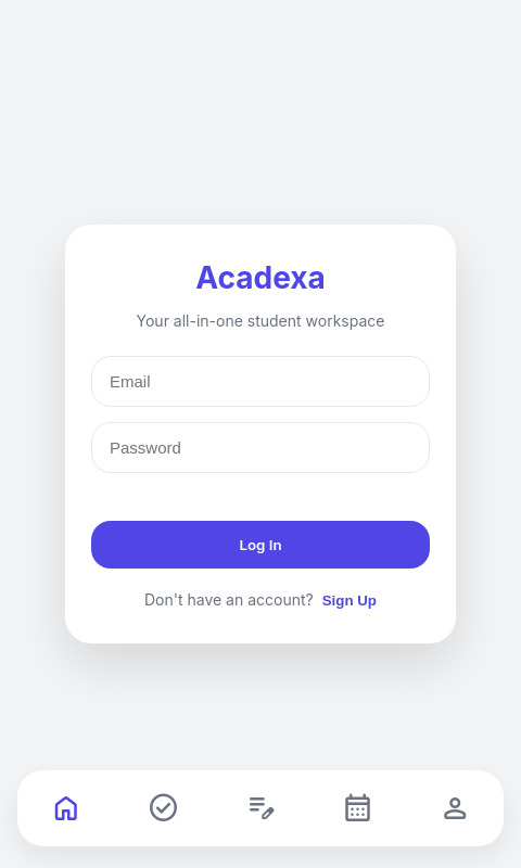 Acadexa App