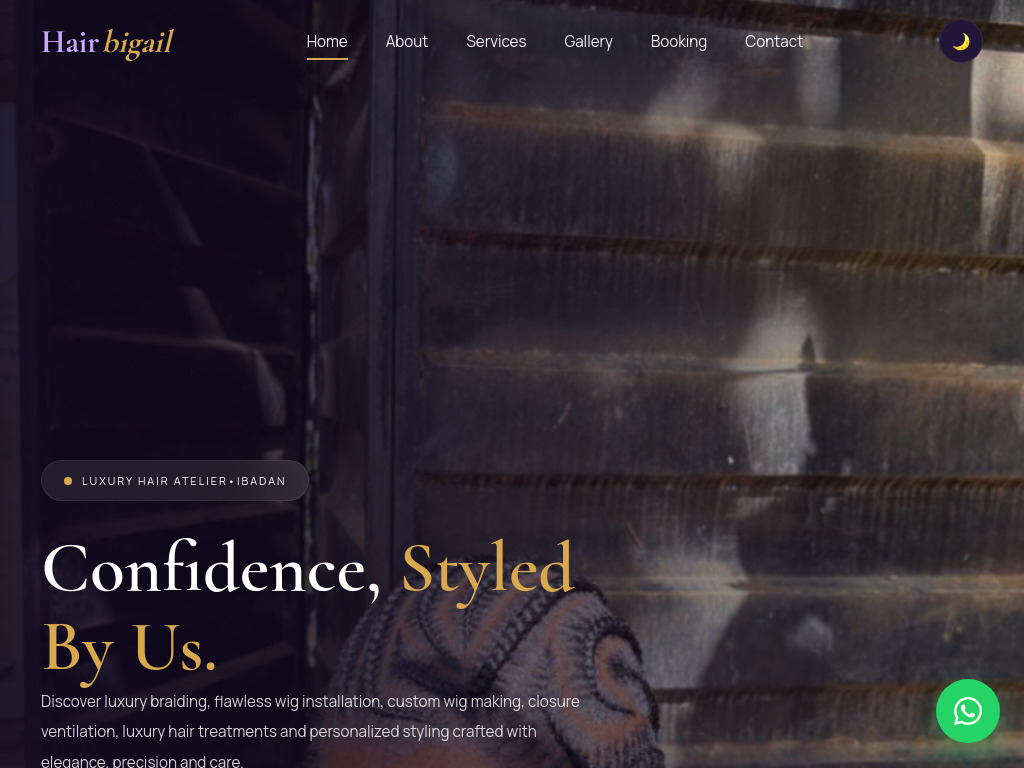Hairbigail screen 1