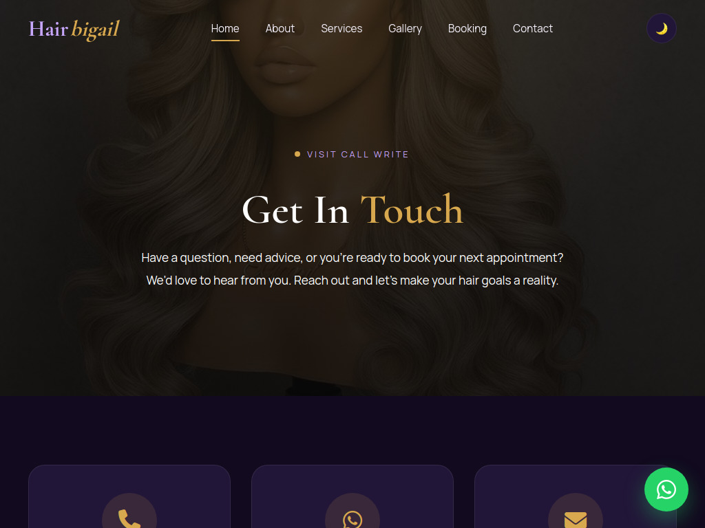 Hairbigail screen 6